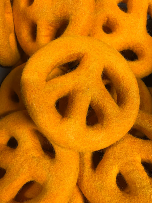 Peace | Plastic Free Wool Toy for Dogs